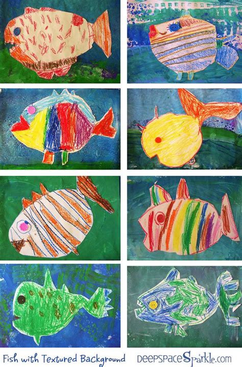 Kindergarten Collage Fish .
